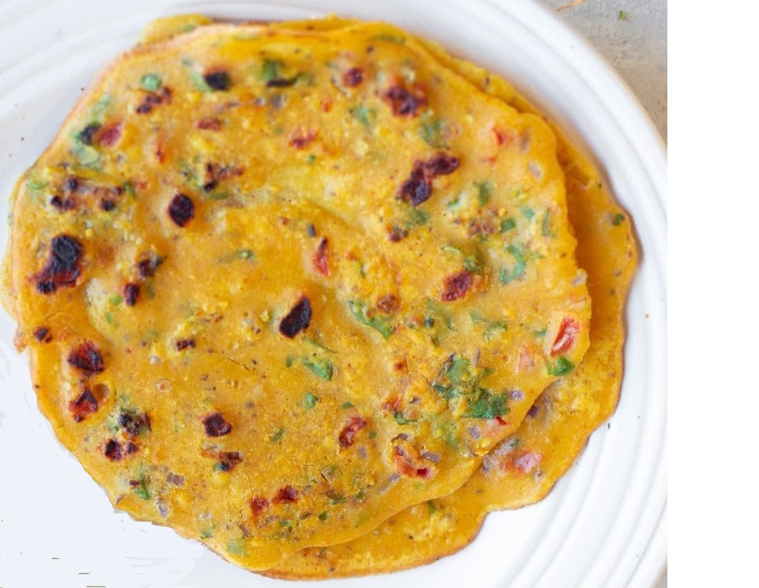 BESAN KA CHILLA-GRAM FLOUR PANCAKES