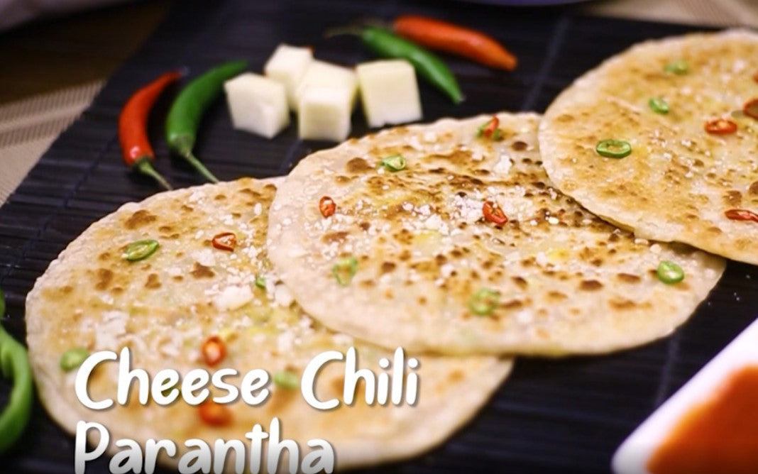 CHEESE CHILI PARANTHA