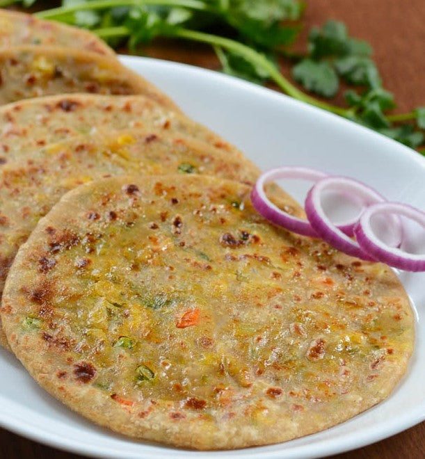 MIXED-VEGGIE PARANTHA – MIXED VEGGIE FLATBREAD