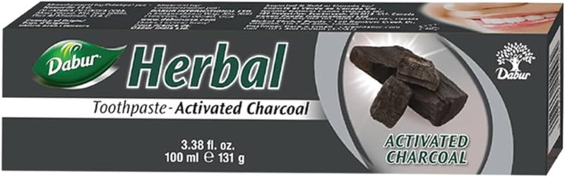 DABUR  Herbal Toothpaste - Active Charcoal - 131g