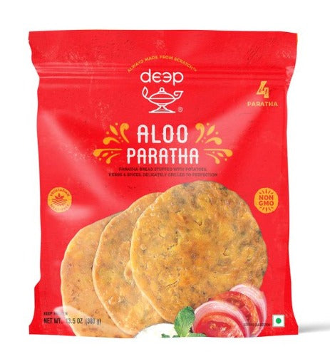 Frozen  Aloo Paratha - 4 pieces - Deep - 383g