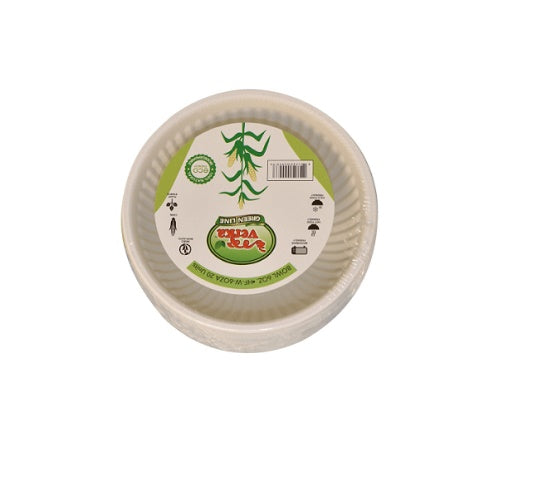 Disposable Green Line Bowl - 6 OZ - 20 Pcs.