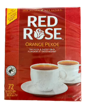 Red Rose - Orange Pekoe - Black Tea - 72 Tea Bags