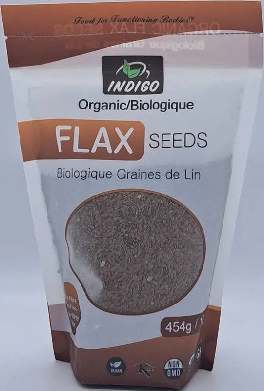 Organic flax seeds 454g