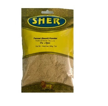 FENNEL POWDER - 200gm - Sher