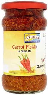 Ashoka Carrot Pickle in Olive Oil (300 g)