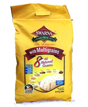 Multigrains - Chakki Fresh Atta / Flour - 20lb - Swarna