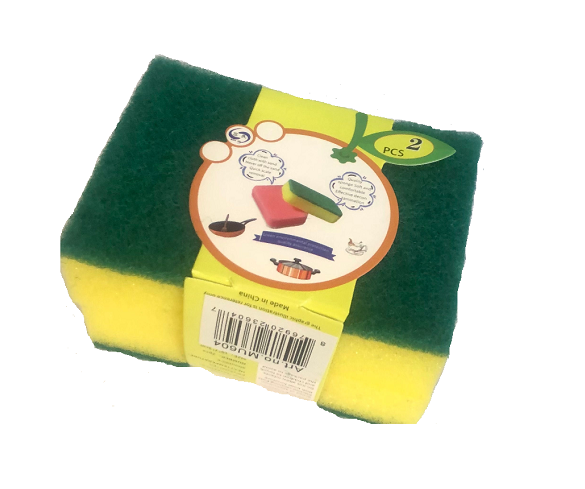 Scrubbing Sponge / Scouring Pad - 2 Pcs