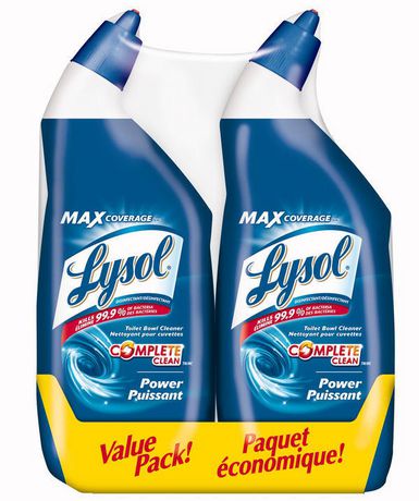 Lysol® Power Toilet Bowl Cleaner Value Pack 2 x 710 mL-Punjabi Groceries