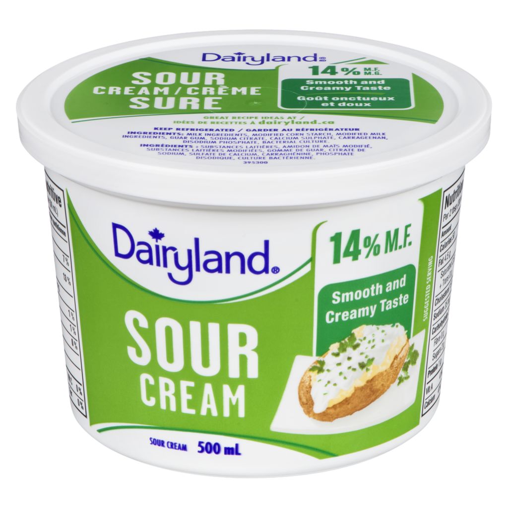DAIRYLAND Sour Cream 500 mL-punjabigroceries.com