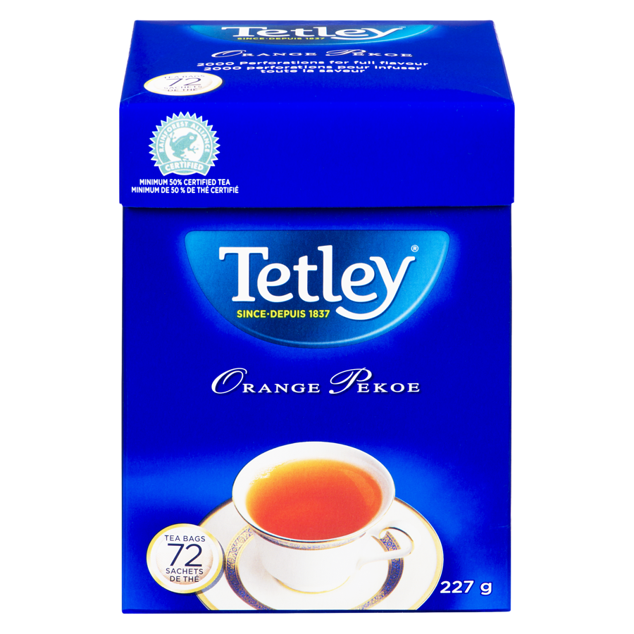 TETLEY The Orange Pekoe 72 ea