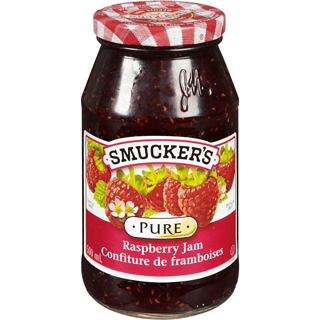 SMUCKERS PURE RASPBERRY JAM (500 mL)