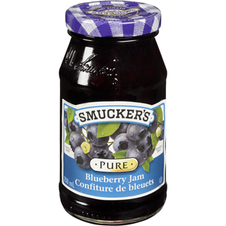SMUCKERS  PURE BLUEBERRY JAM  (250 mL)