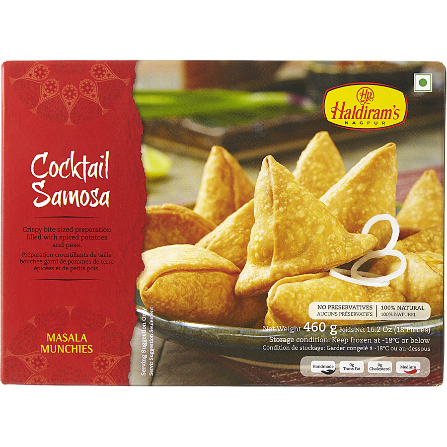 Frozen Cocktail Samosa - 460 g - Haldiram