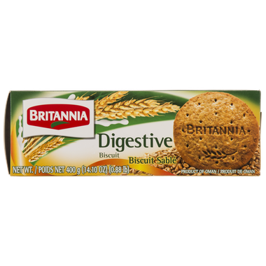 Digestive Biscuits BRITANNIA (400 g)-punjabigroceries.com