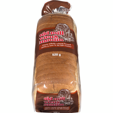 OLD MILL 100% Whole Wheat Bread 520 g