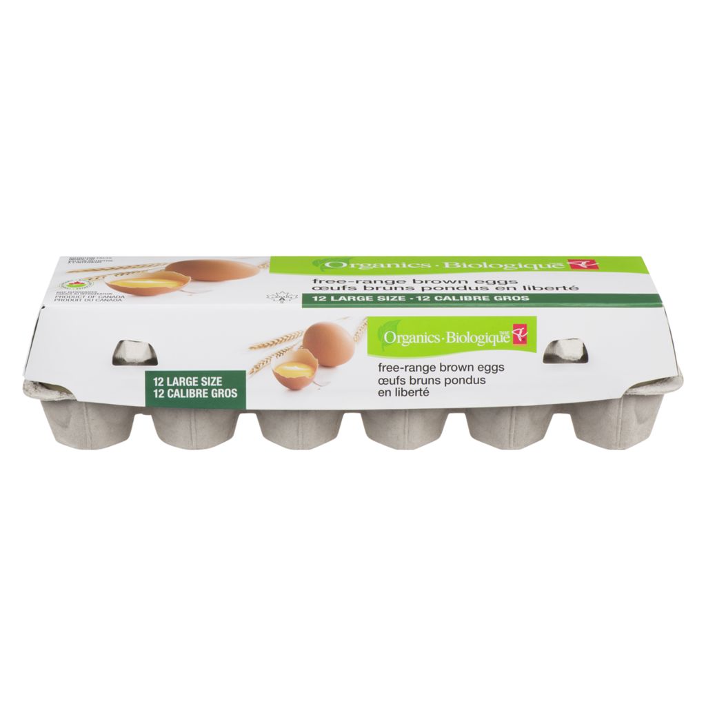 PC ORGANICS Free-Range Brown Eggs 12 Eggs