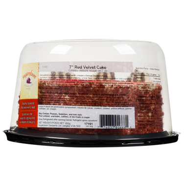 SUGAR PLUM Red Velvet Cake 7" (950 g)