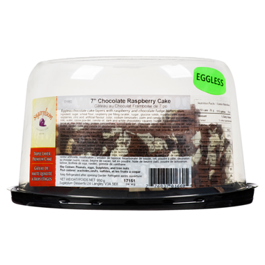 SUGAR PLUM Eggless Chocolate Raspberry Cake, 7 in (950 g)