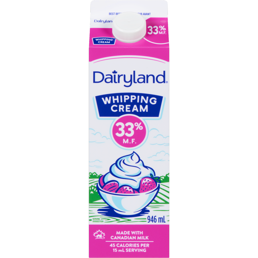 DAIRYLAND WHIPPING CREAM, 33% (946mL)
