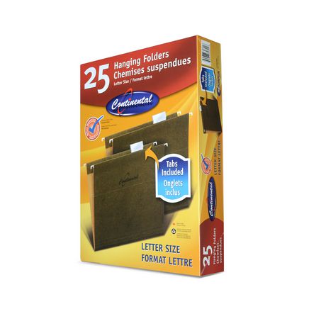Continental Standard Green Letter Size Hanging FoldersHanging File Folder -punjabigroceries.com