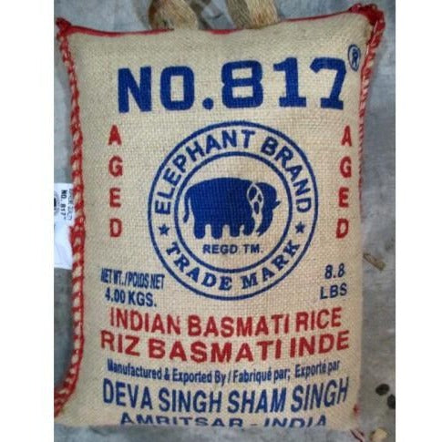 817 ELEPHANT BASMATI RICE - 8.8 Lb