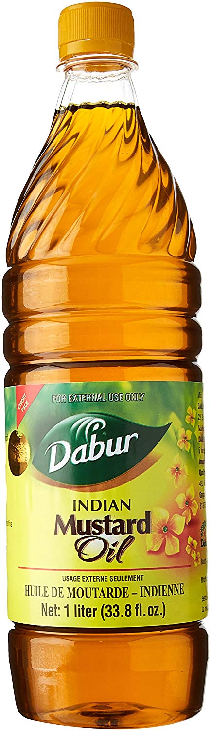 Dabur Mustard Oil- 33.8Oz (1 liter)-punjabigroceries.com