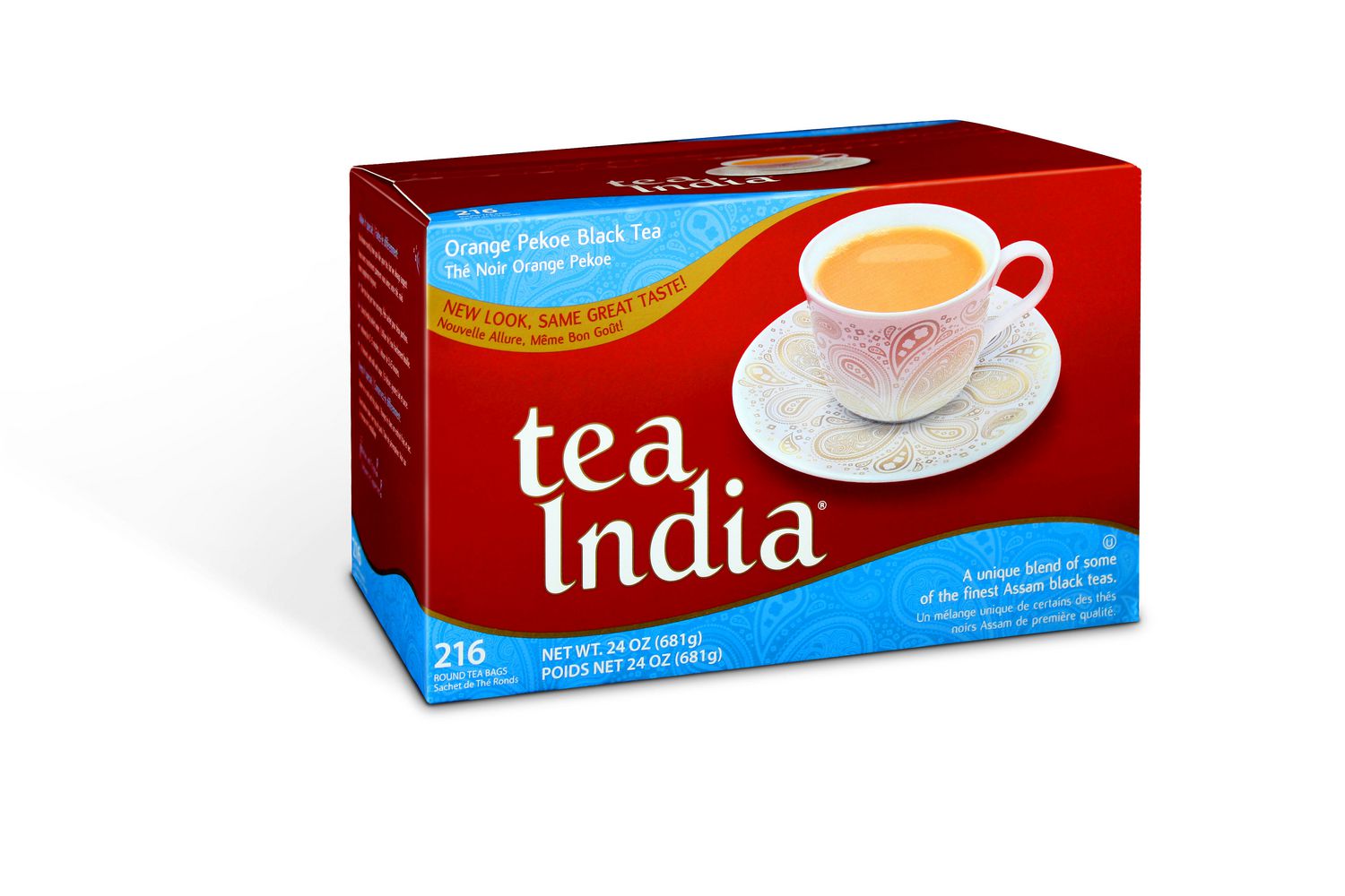 Tea India Orange Pekoe Black Tea Bags-punjabigroceries.com