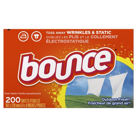 Bounce Outdoor Fresh Fabric Softener Dryer Sheets-200 sheets -punjabigroceries.com