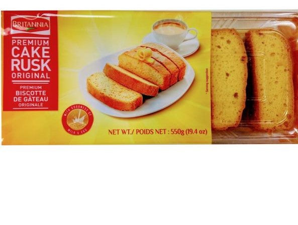 Britannia Cake Rusk 550gm- Punjabi Groceries