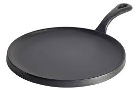 Heavy Duty Cast Iron Flat Tava - 25cm Fry Pan