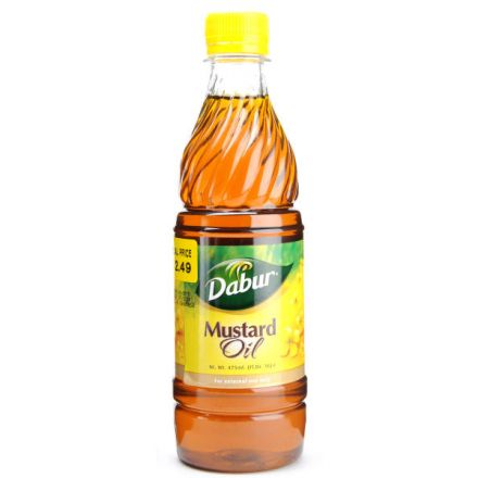 Dabur Pure Indian Mustard Oil - 250 ML-punjabigroceries.com