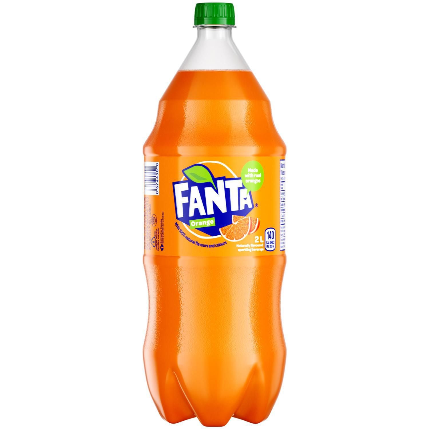 Fanta - Original - 2 Litres( Env. & Dep. Fee Included )