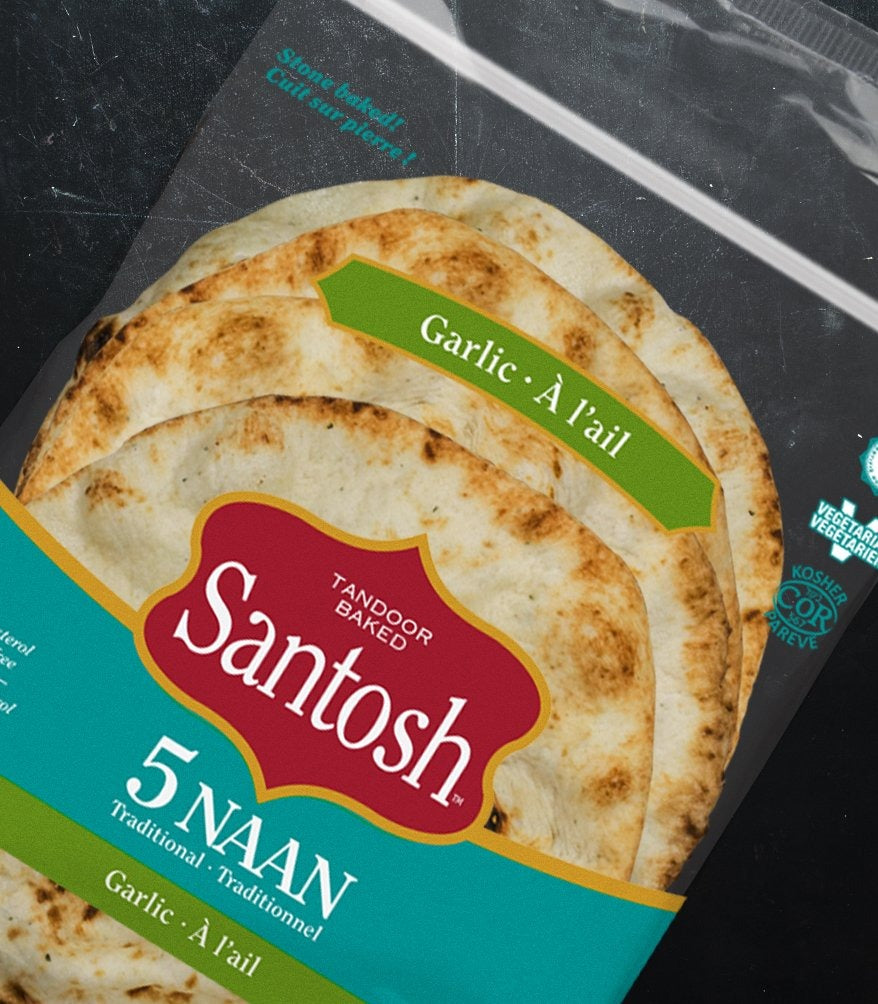 Garlic Naan - Santosh -500gm
