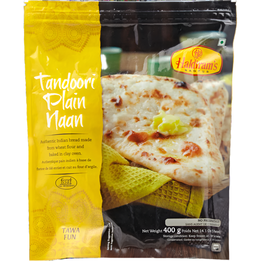 HALDIRAM Tandoori Naan, Plain 400 g