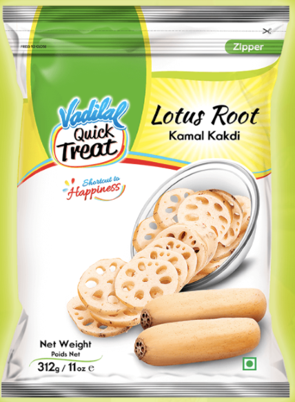 Vadilal Frozen Lotus Roots 312g