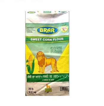 SWEET CORN FLOUR - MAKKI DA ATTA - 20 LB. - BRAR