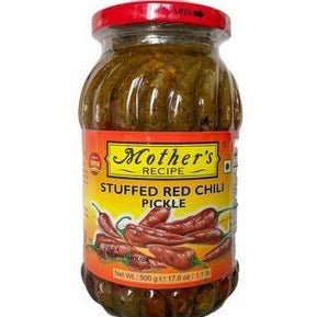 Mother's Recipe Stuffed Red Chilli Pickle 500g
