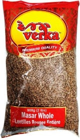Lentils - Whole - Brown - 2lb. - Verka
