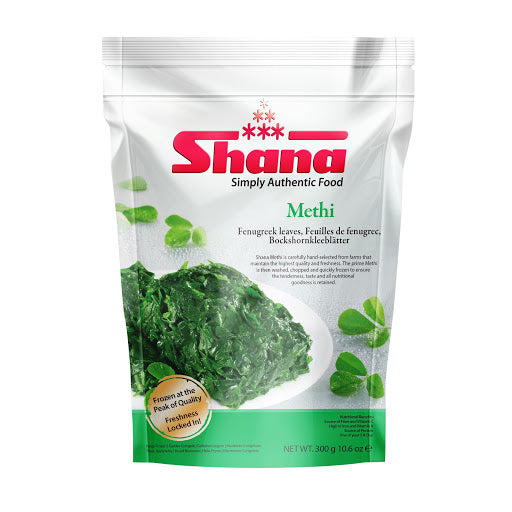 Methi - Fenugreek Leaves - Frozen - 300g - Shana