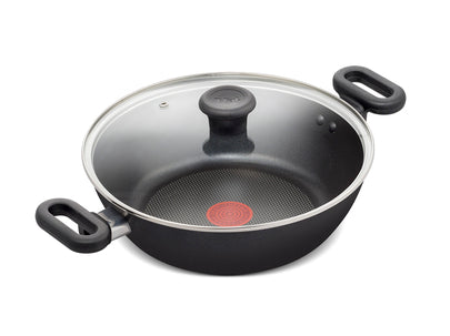 T-fal 10.5" KARAHI STEWPOT-WOK WITH LID 28 cm