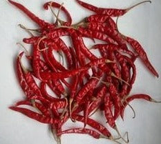 Whole Red Chilli Peppers with Stems - Sher - 100 g