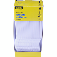 NO NAME Plastic Spoons ,48 Pack