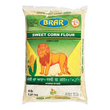 SWEET CORN FLOUR - MAKKI DA ATTA - 4 LB. - BRAR