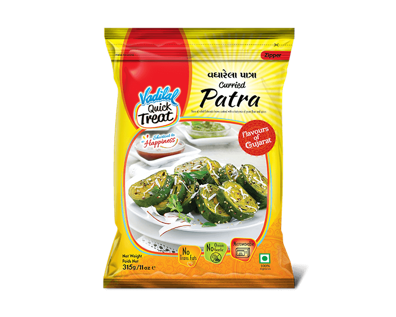 Vadilal Frozen Curried Patra 1 kg