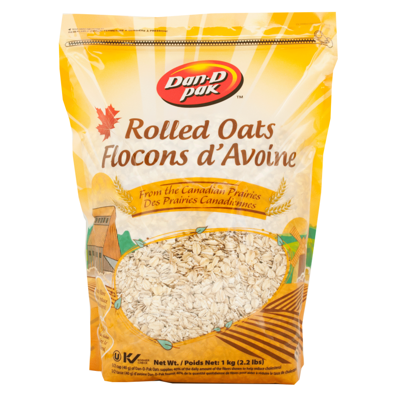 Rolled Oats - 2.2 Lb. - Dan-D pak