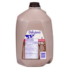 DAIRYLAND Chocolate Milk, 1% MF (4 L) - punjabigroceries.com
