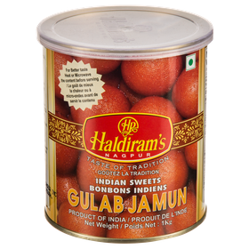 HALDIRAM Gulab Jamun (1 kg) - Punjabi Groceries