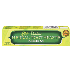 DABUR  Herbal Neem Toothpaste - 154gm -  punjabigroceries.com