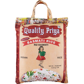 QUALITY PRIYA BASMATI RICE - 8 Lb.